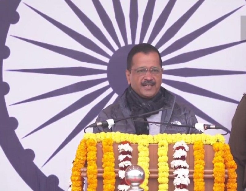 Delhi CM Kejriwal Announce that Ambedkar and bhagat singh photos in Govt Office