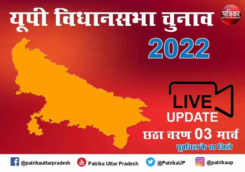 UP Election 2022: यूपी में 3 मार्च को है छठवें चरण का चुनाव
