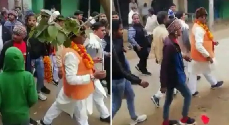 UP Assembly Elections 2022 : भाजपा प्रत्याशी ने मांगी वोट तो लगे मुर्दाबाद के नारे,उल्टे पांव समर्थकों संग लगाई दौड़