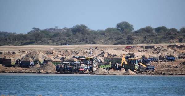 The gravel mafia is piercing Chambal's chest, responsible silent......view photos