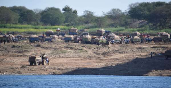 The gravel mafia is piercing Chambal's chest, responsible silent......view photos