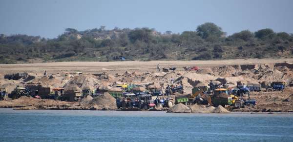 The gravel mafia is piercing Chambal's chest, responsible silent......view photos