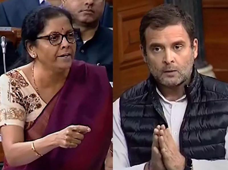 Nirmala Sitharaman and others Slam Rahul Gandhi on his Budget Remark