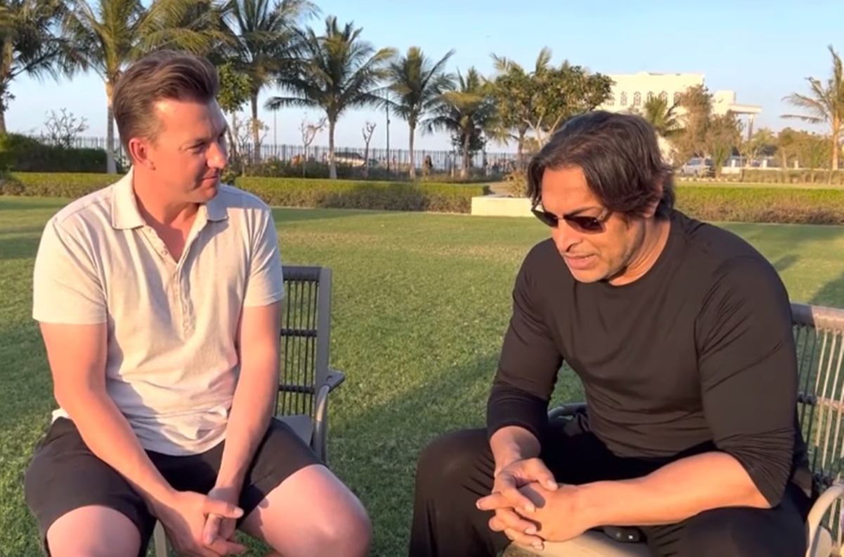 Shoaib Akhtar and Brett Lee