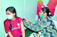 बैरसिया नगर पालिका में हुआ सबसे पहले सौ फ ीसदी वैक्सीनेशन