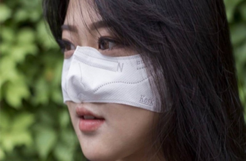 South Korea Launched Nose Mask to cover nose while eating