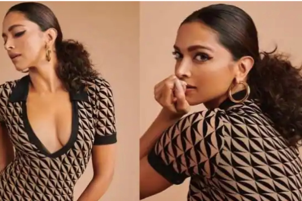 deepika padukone hot look in 51 thousand rupees bodycon dress