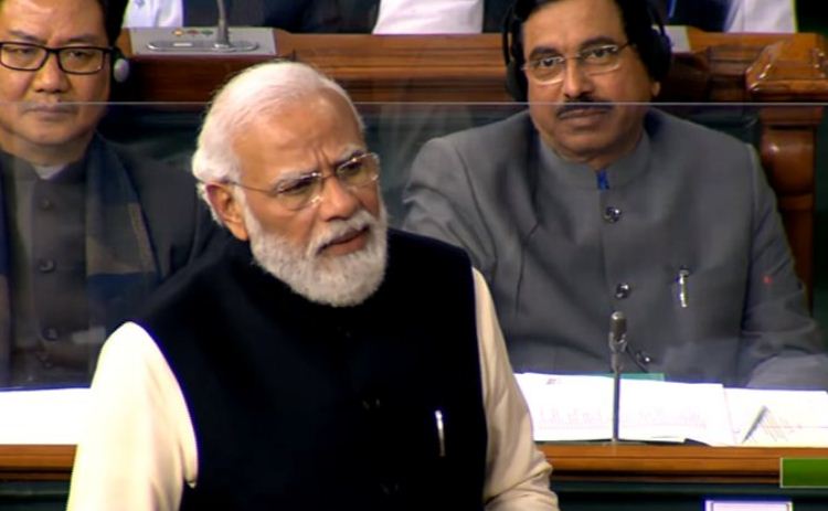 PM Modi Reply On Motion Of Thanks In Lok Sabha target to Opposition