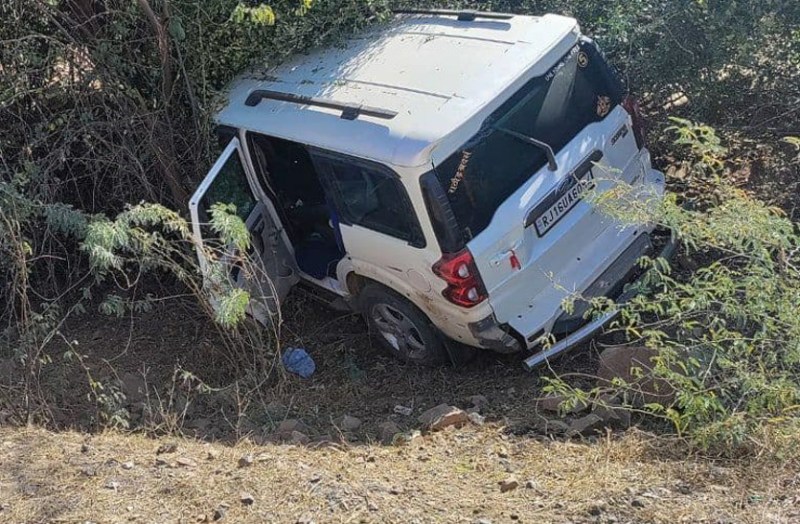 3 year old girl dies in road accident in jalore