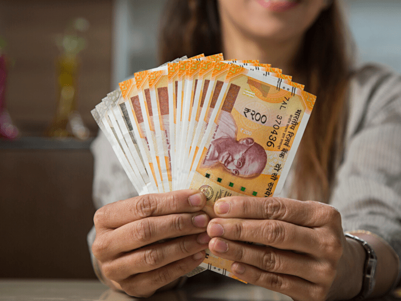 File Photo of Money and wife