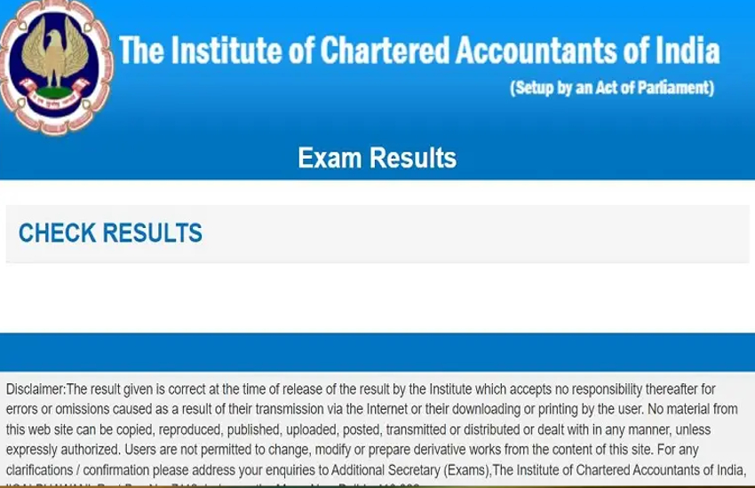 ICAI CA Final Results 2021