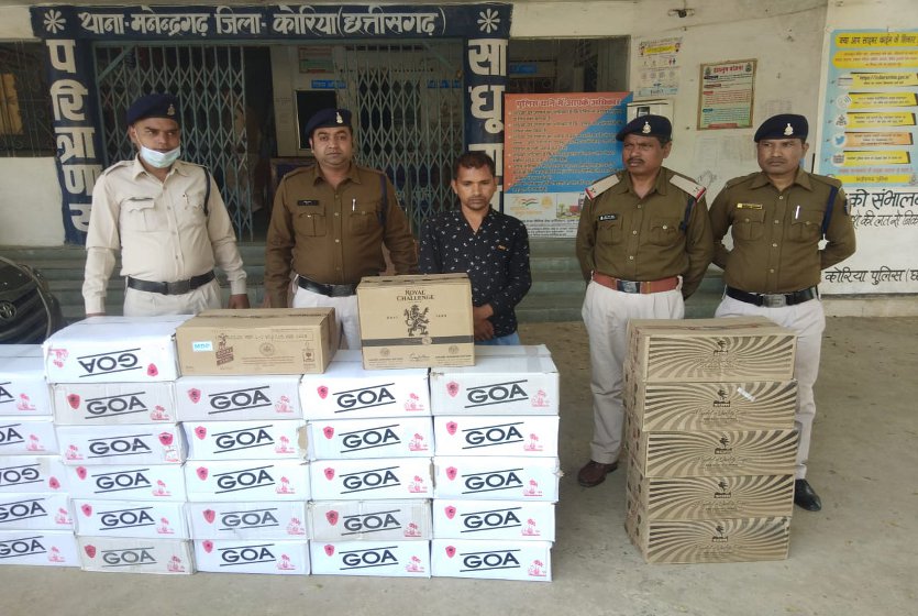2.25 lakh illegal liquor seized