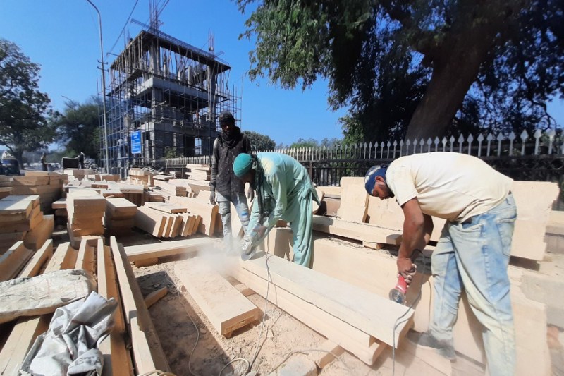 कोटा में तैयार हो रही जैसलमेर के सालिम सिंह हवेली