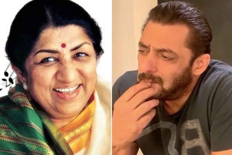 salman khan emotional tribute to lata mangeshkar watch video