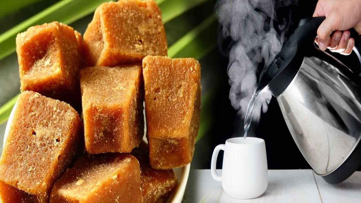 खाली पेट करें गर्म पानी के साथ गुड़ का सेवन, वजन कम होने से लेकर, हार्ट के लिए होता है अच्छा, जानिए और फायदों के बारे में