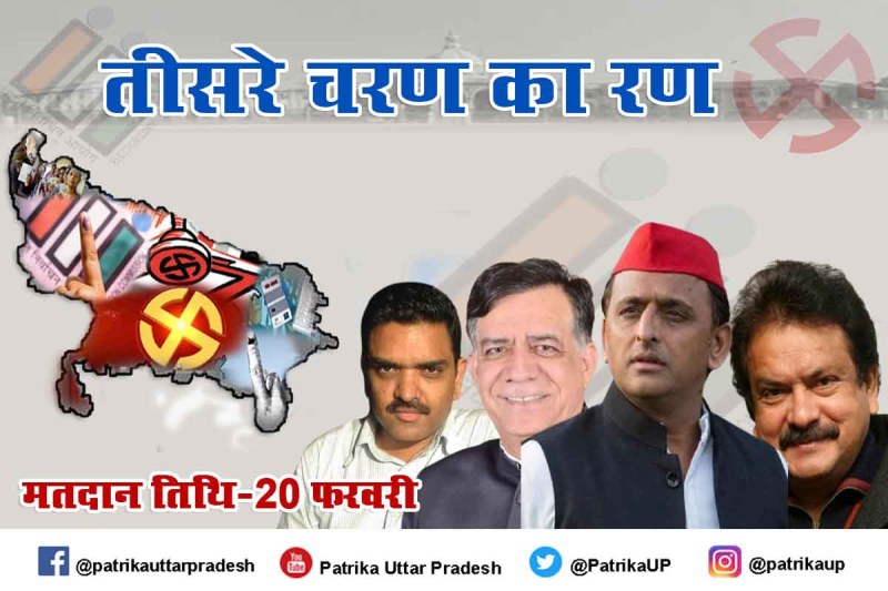 Uttar Pradesh Assembly elections 2022 third phase Voting Start