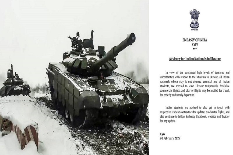 Indian Embassy advises Indians to leave Ukraine