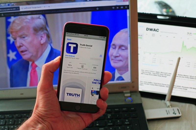 Donald Trump Launches Social Media App Truth Social