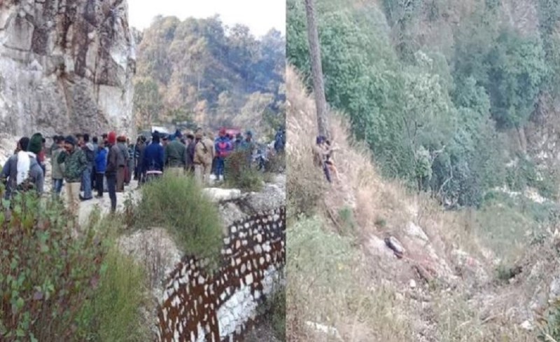 Uttarakhand Accident In Champawat Vehicle Fell into the Ditch Many Dies