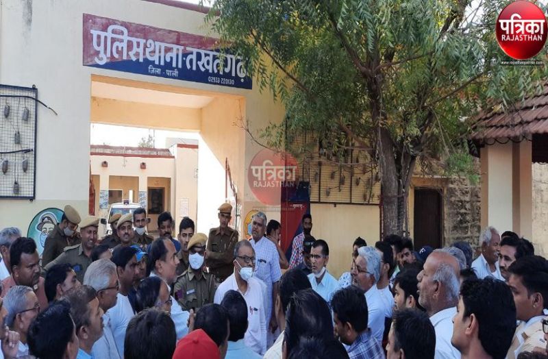 15 दिन बाद भी नहीं खुली वारदात : गुस्साए व्यापारी, तखतगढ़ बंद रखने की चेतावनी