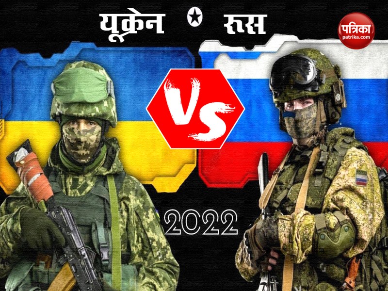 Russia Ukriane War military strengths of Russia and Ukraine, compared