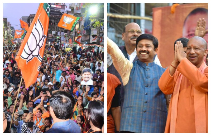 UP Assembly Election 2022: प्रयागराज में गरजे सीएम योगी, कहा- 10 मार्च के बाद सपा, बसपा के नेताओं ने विदेश भागने के लिए करा लिया है टिकट बुक