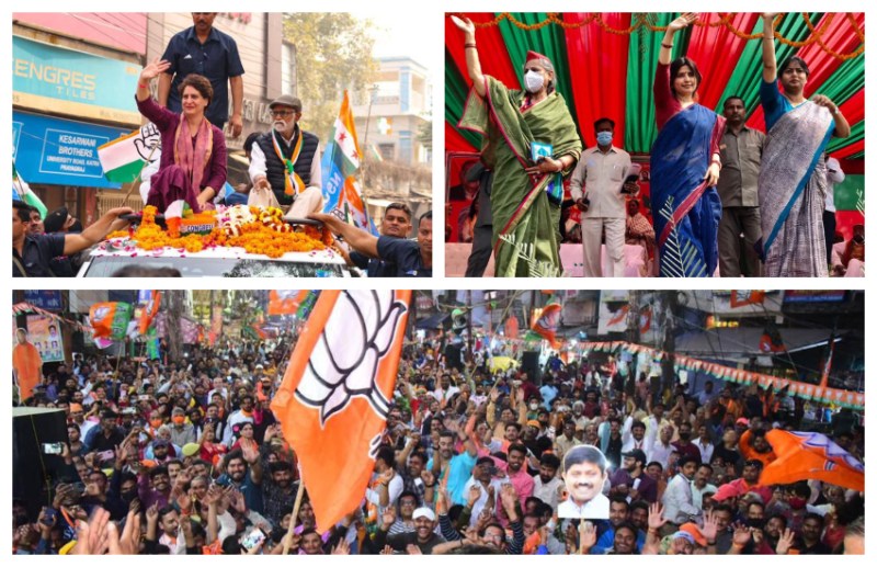UP Assembly Election 2022: पांचवें चरण के लिए चुनाव प्रचार के आखिरी दिन इन दिग्गज नेताओं ने झोंकी ताकत, रोड शो करके दिखाया एक दूसरे को दम
