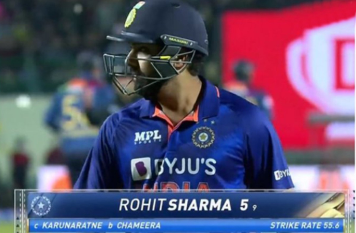 IND vs SL Dushmantha Chameera gets Rohit Sharma for 6th time in T20