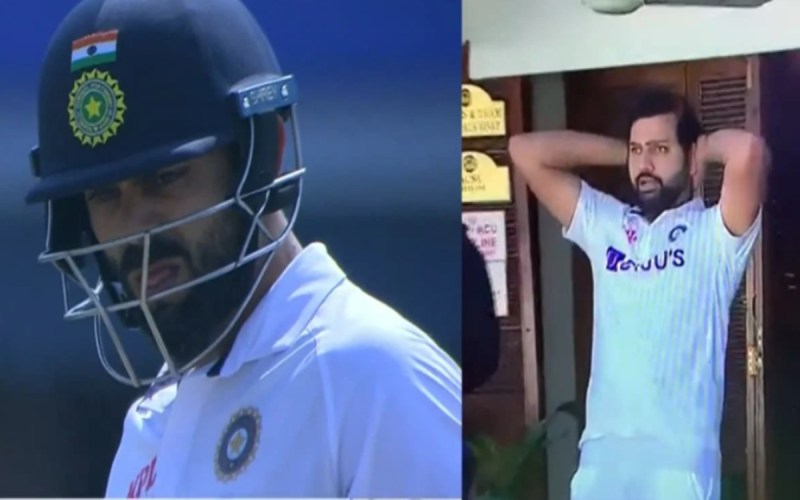 IND vs SL Rohit Sharma reacts on Virat Kohli Dismissal.jpg