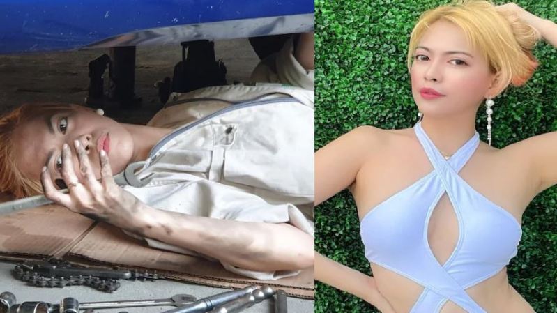 Model Tantin Legaspi Meneses Claims Herself As Hottest Mechanic of World