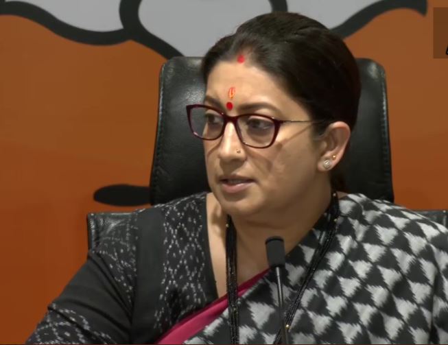 Smriti Irani Targets Aam Aadmi Party Chief Arvind Kejriwal Over MCD Election