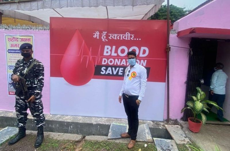 चंद्रशेखर तिवारी ने 'छात्र युवा मंच' से रक्तदान के लिए किया प्रेरित