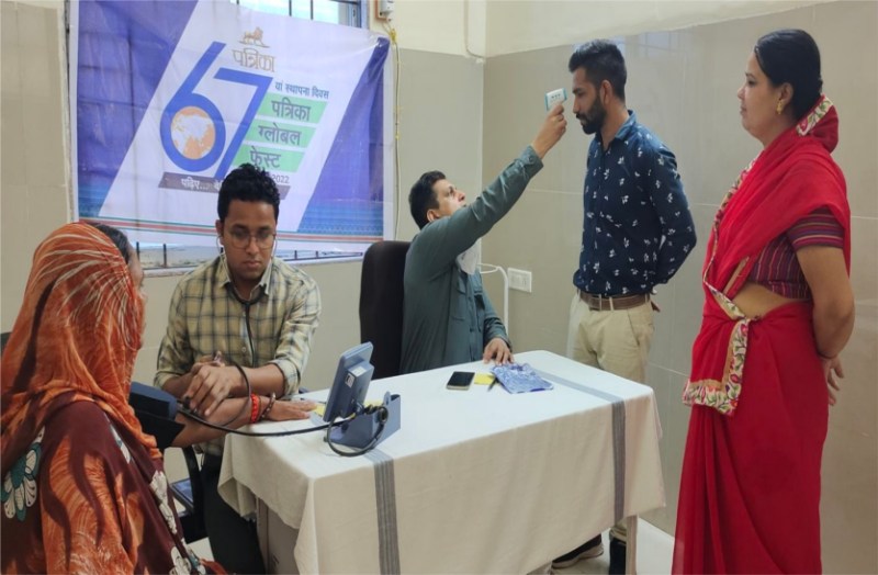 People got their health checked for free