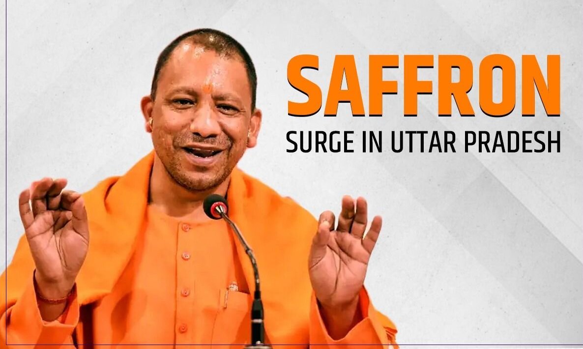 File Photo of CM Yogi Adityanath in Saffron factor in up politics