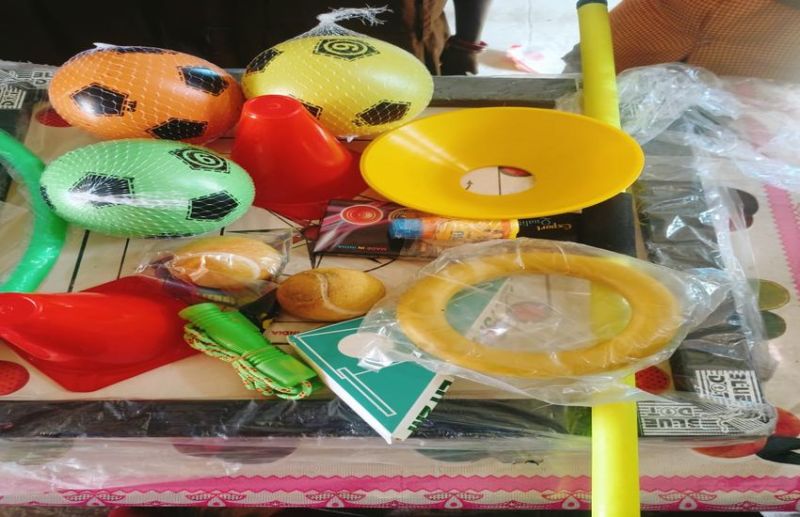 Corruption in the purchase of sports material of schools