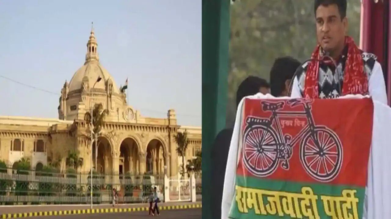 File Photo of Kanpur SP MLA Irfan Solanki with UP Assembly