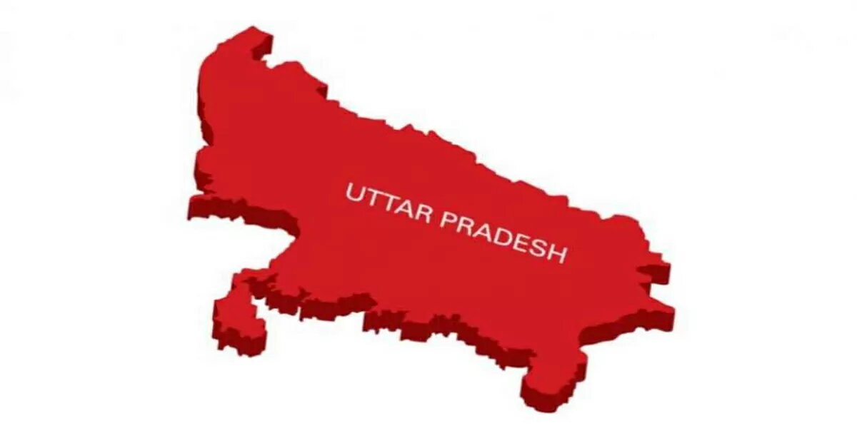 File Photo of Uttar Pradesh Map to Show Elections