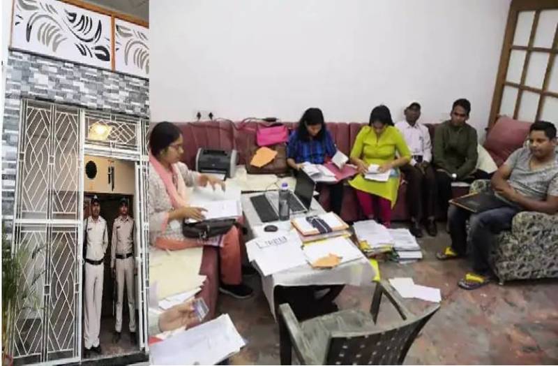 EOW का छापा : घर को घेर कर चल रही दस्तावेजों की जांच