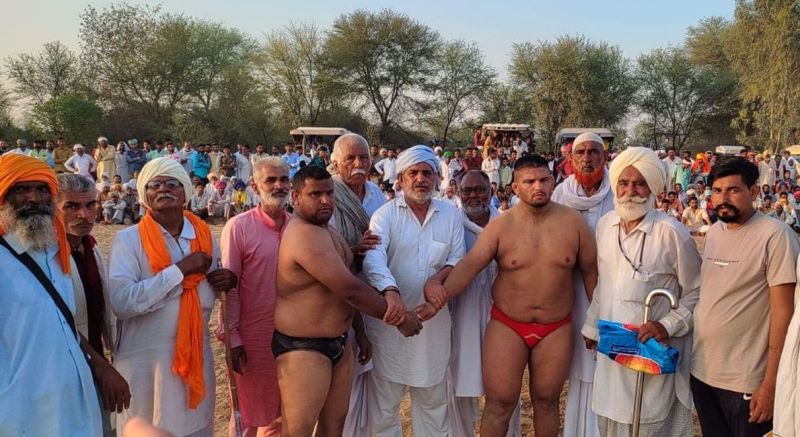 पंजाब के पहलवानों का दबदबा, जीती झंडी वाली कुश्तियां
