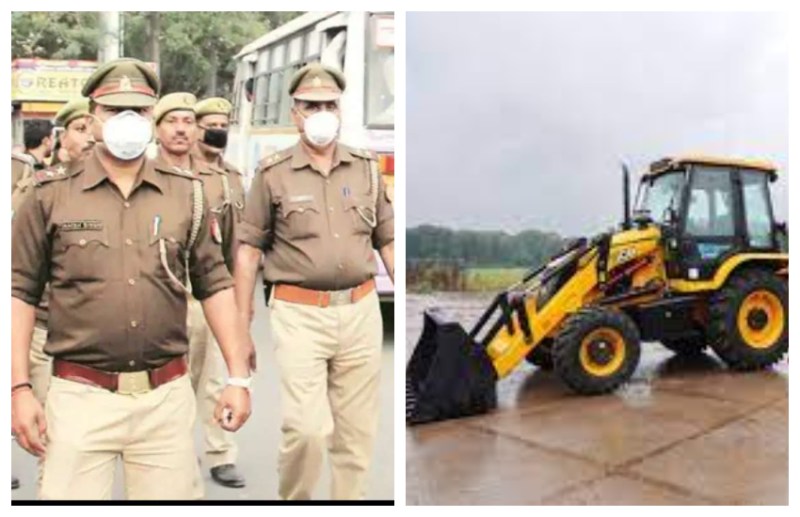जब योगी के पुलिस ने दुष्कर्म आरोपी के घर लेकर पहुंची बुलडोजर, तब जाने क्या हुआ, चर्चा में आया खाखी यह तरकीब