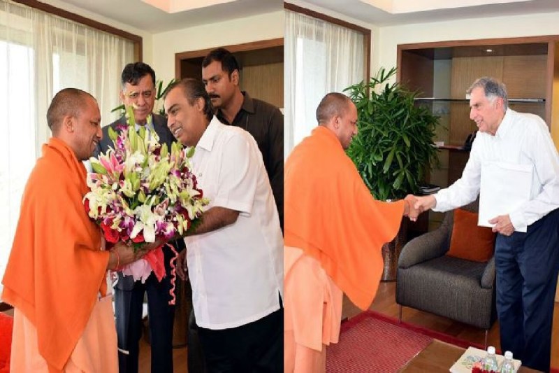Cm yogi invites 50 business groups in oath taking ceremony