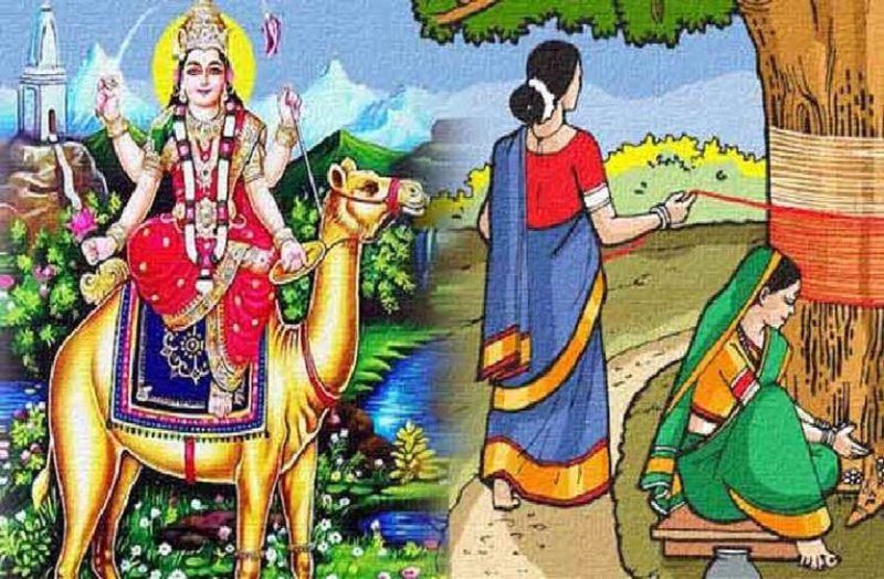 Worship of Dasha Mata, happiness and peace in the house