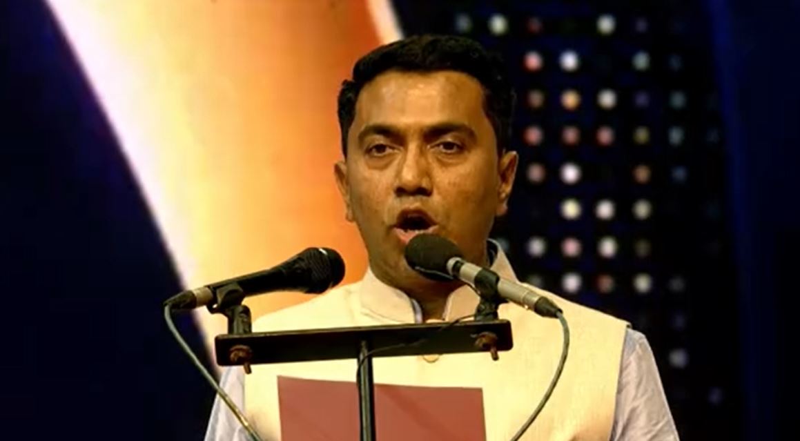 Pramod Sawant Takes Oath As Goa Chief Minister Second Term 