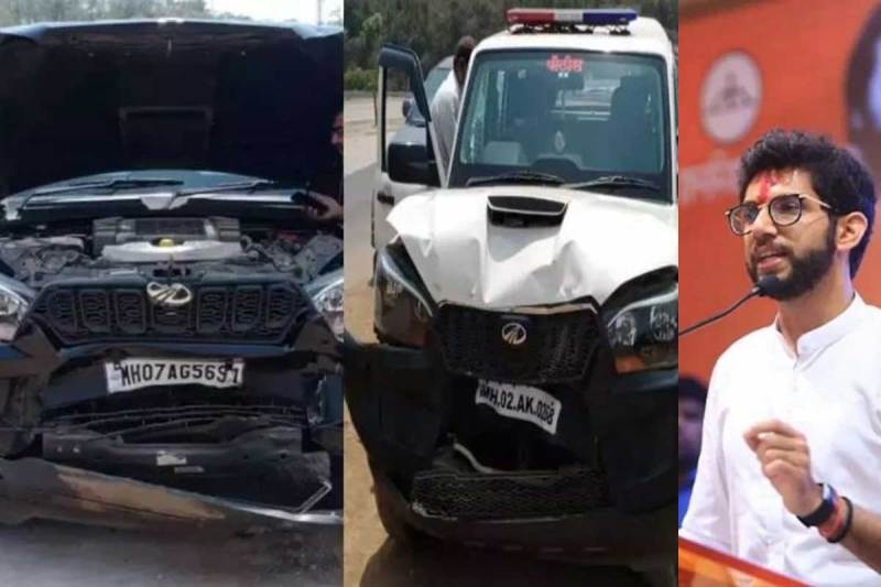 Maharashtra Minister Aditya Thackeray Convoy Car Accident