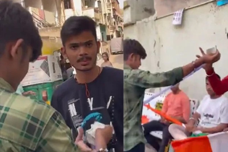 Viral Video suggest AAP bribes crowd to attend Gujarat rally