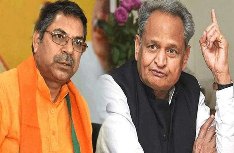 rajasthan BJP takes on Ashok Gehlot Government Satish Poonia PC