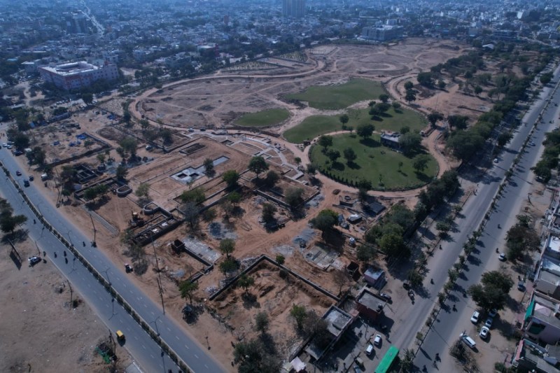 आकार ले रहा सिटी पार्क, मानसून के बाद खुलेंगे जनता घूम सकेगी