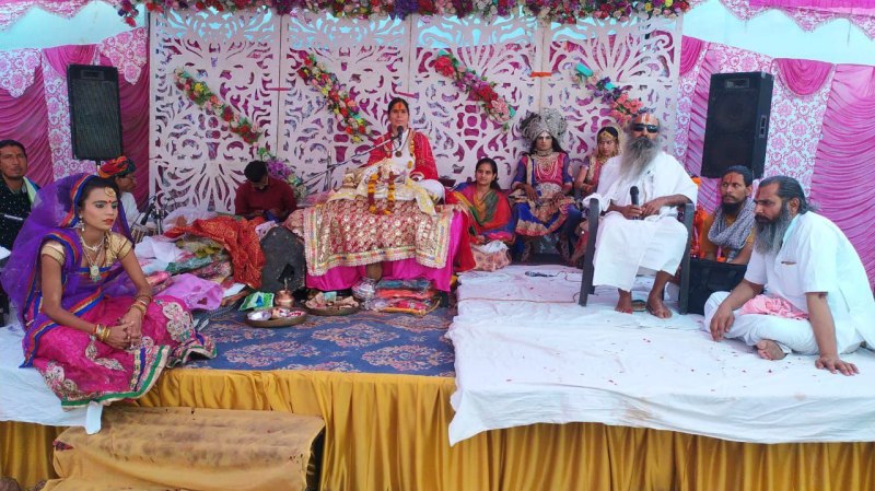 भगवान श्रीकृष्ण ने नानी बाई का मायरा भरा तो भाव विभोर हुए श्रद्धालु