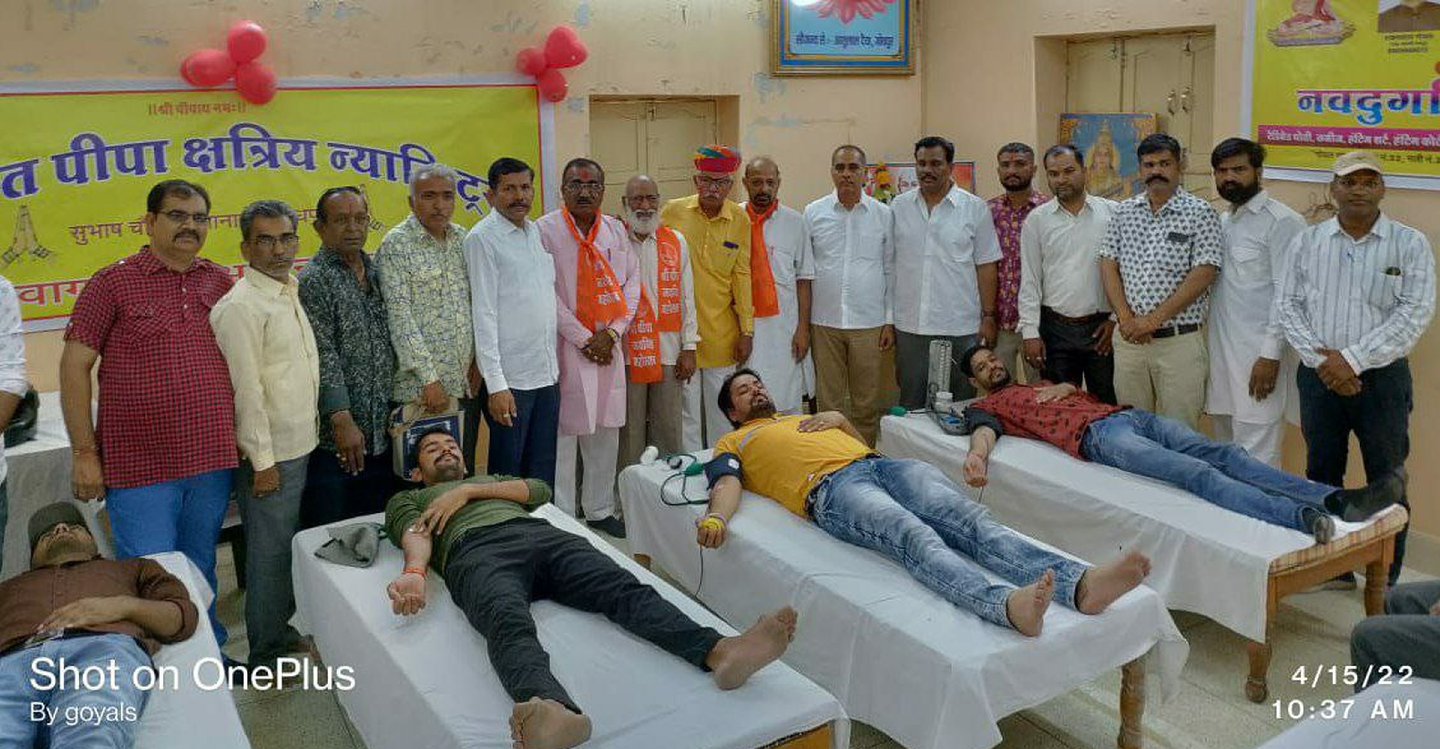 गढ़ गागरोन नरेश की जयंती आज, पहले दिन रक्तदान शिविर में उमड़े युवा