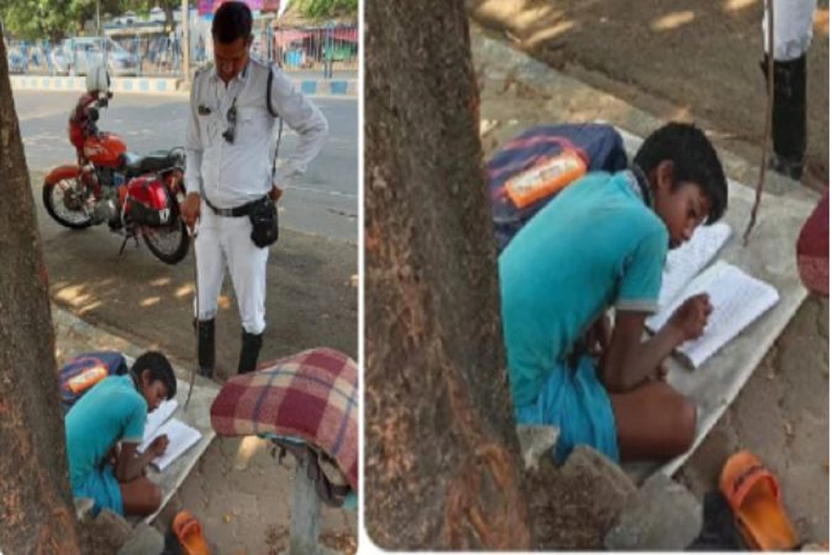 Traffic Police Turns Teacher For Poor Child Wins People Heart